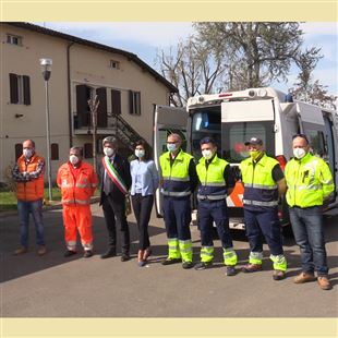 Il punto di bonifica mezzi di soccorso nella sede di AVF ora è attivo 24 ore su 24