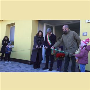 Scuola dell’infanzia Aquilone come nuova: inaugurato l’edificio riqualificato
