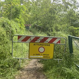 Sentieri Riserva Salse di Nirano: disposta la chiusura