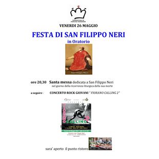 Festa di San Filippo Neri all’oratorio di Fiorano