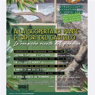 Alla scoperta di piante e sapori del castello: animazioni per bambini al castello