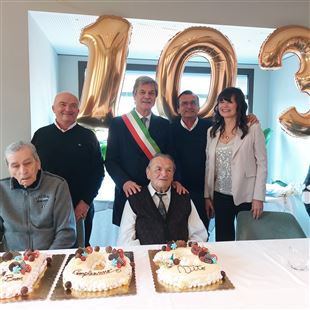 Il fioranese Vito Barbolini festeggia 103 anni