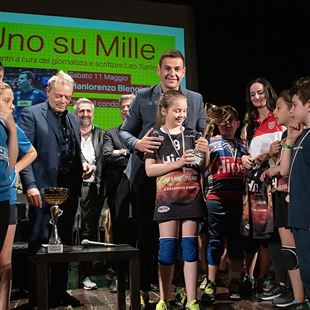 Il ct Blengini premia i ragazzi di G.S. Libertas Fiorano, G.S. Spezzanese e Circolo Agape