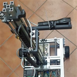 Il braccio robotico creato nel FabLab di Casa Corsini parte per Matera 