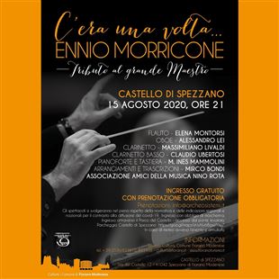 Il Castello di Spezzano si riempie di musica con “C’era una volta…Ennio Morricone” 