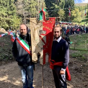 Delegazione fioranese all’inaugurazione del cimitero militare di Cason del Coston