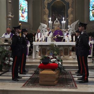 L’ultimo saluto del distretto al comandante dei carabinieri di Fiorano Lorenzo Mosto