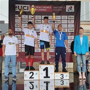 Cristian Bursi sul podio ai World UCI Trials World Youth Games 