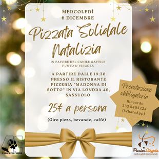 Una serata di beneficenza per sostenere il canile-gattile intercomunale Punto & Virgola