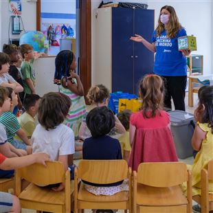 Arte e ambiente: alla scuola dell’infanzia Aquilone un progetto con Hera
