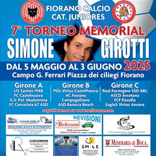 Sul campo sintetico di Fiorano il "7° Memorial Simone Girotti"